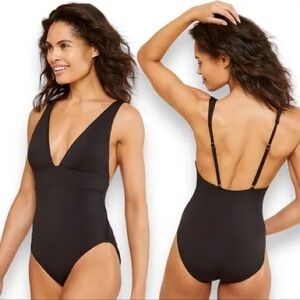 Andie Swim Sardinia Black Small Tall